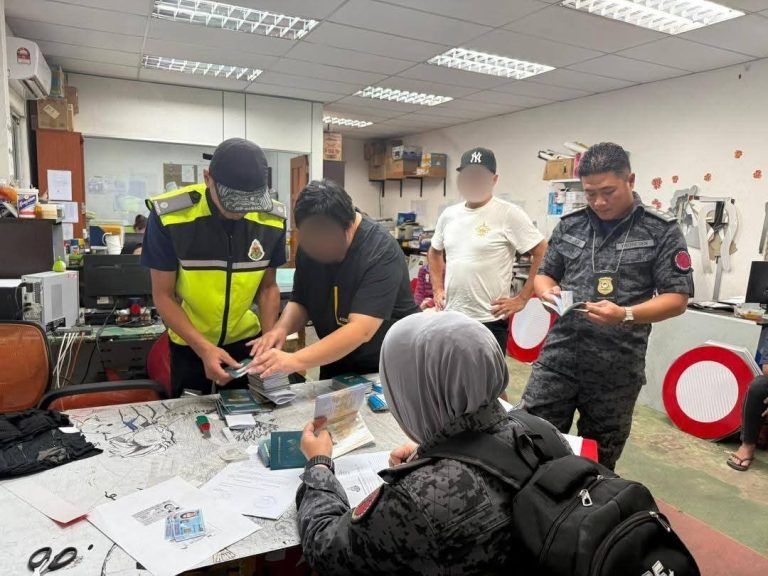 Miri Employer Busted for Forging e-PLKS, 19 Illegal Workers Detained