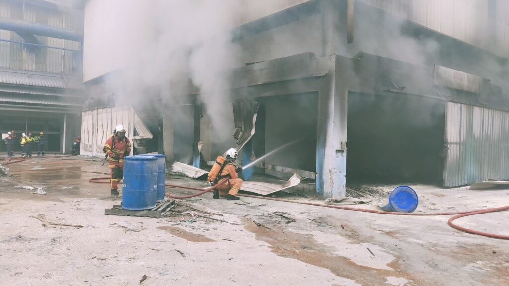 Timber Warehouse Razed in Samalaju Industrial Park Fire