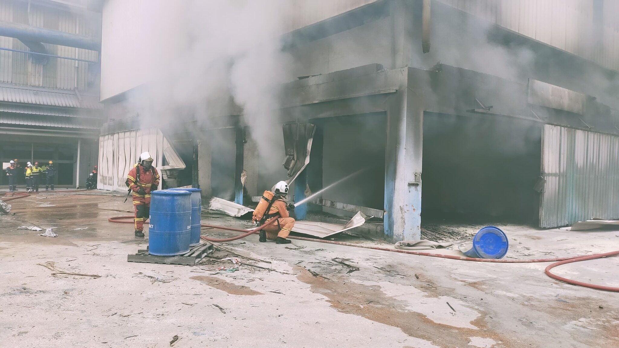 Timber Warehouse Razed in Samalaju Industrial Park Fire