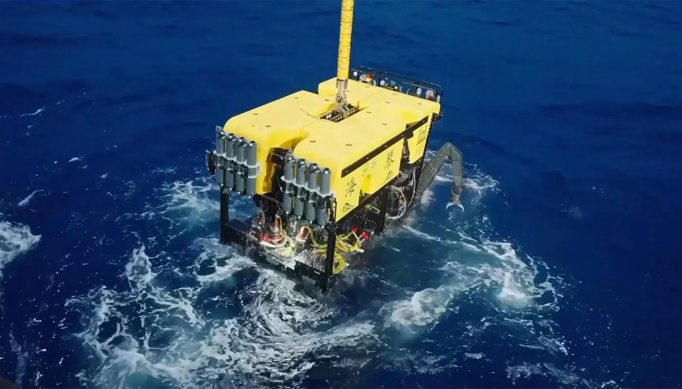 China's Haiqin ROV Completes Successful Deep-Sea Trial 1 China's Haiqin ROV Completes Successful Deep-Sea Trial