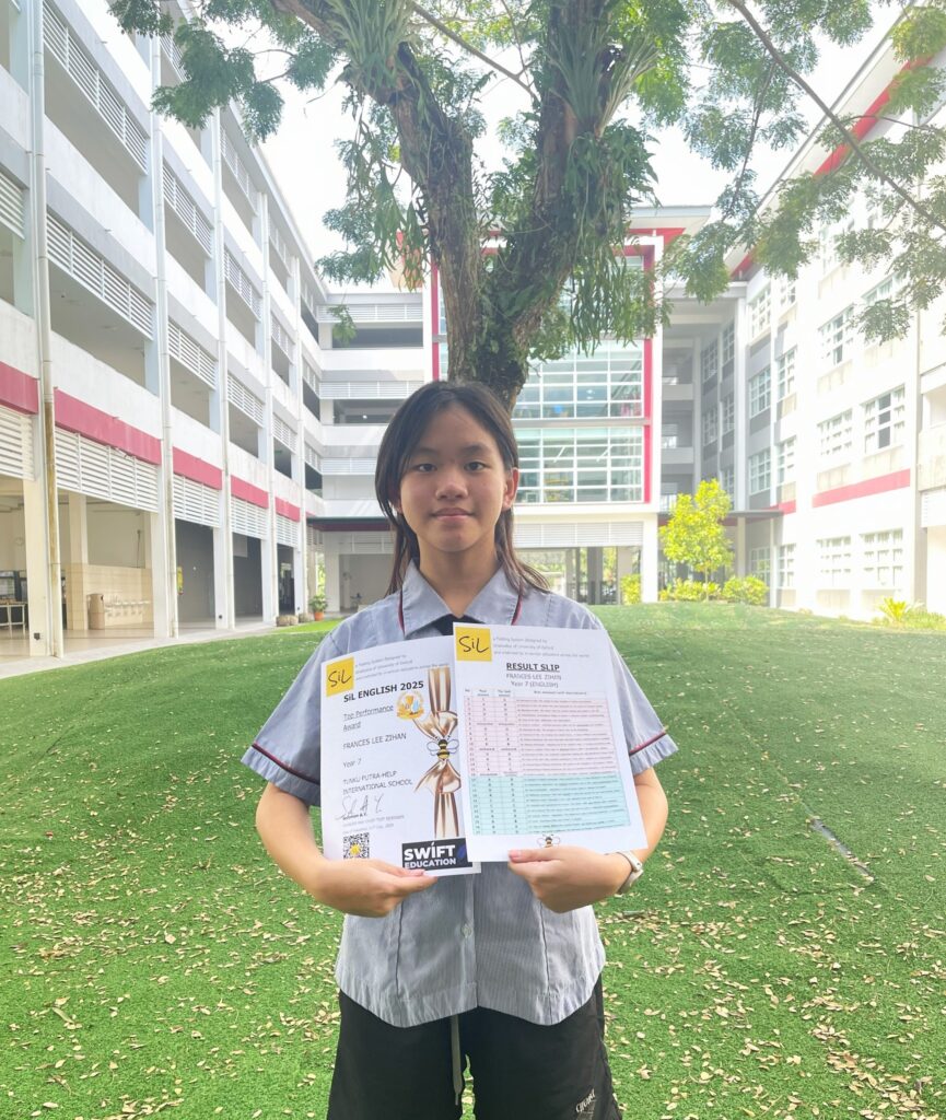 Frances Lee Tunku Putra-HELP Student Among Top 1% Globally in English Test