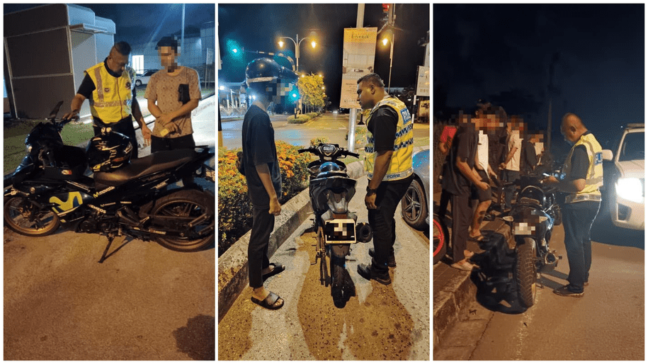 Miri Police Nab Teen Rider in Late-Night Street Gang Crackdown