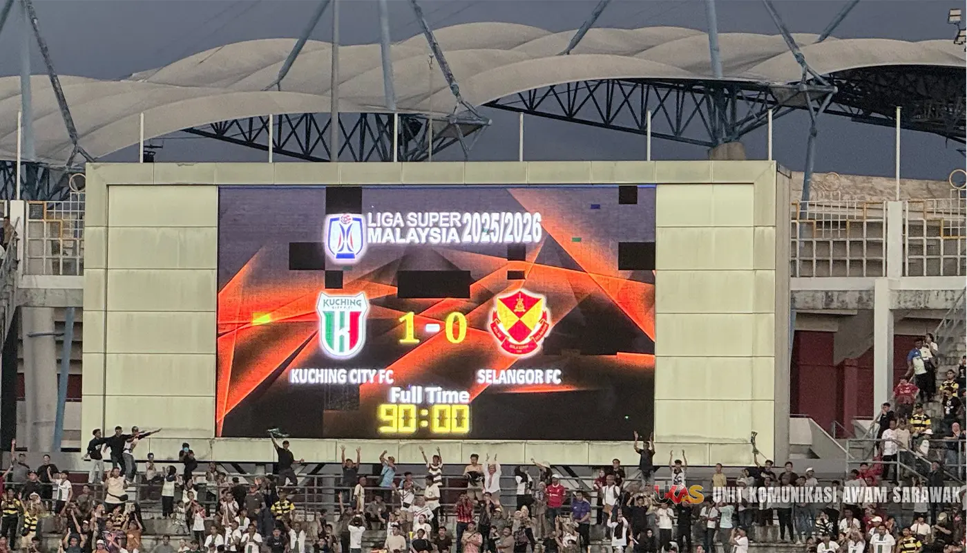 Kuching City FC secures a stunning 1-0 victory over Selangor FC 1 Kuching City FC secures a stunning 1-0 victory over Selangor FC