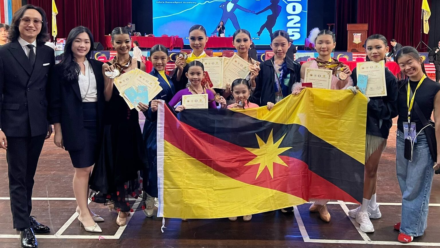 Sarawak DanceSport Athletes Excel in Sabah, Eyes on International Stage