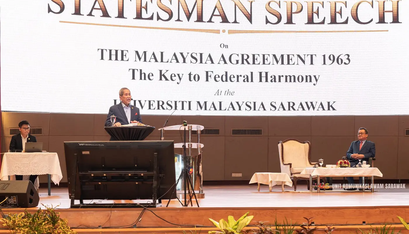 Sarawak Governor: MA63 a Social Contract for Federal Harmony