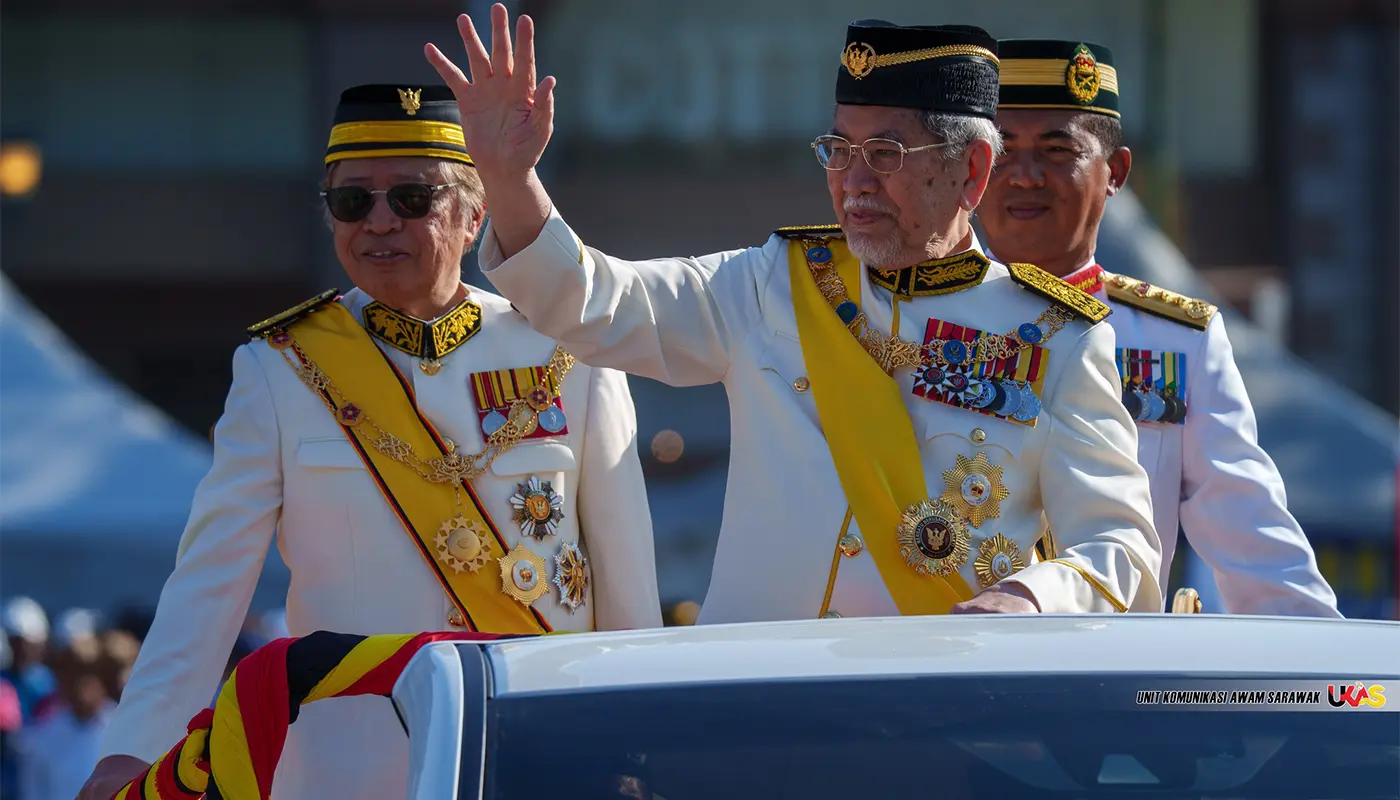 110 Contingents March in Grand Parade for Sarawak Yang di-Pertua Negeri’s 79th Birthday