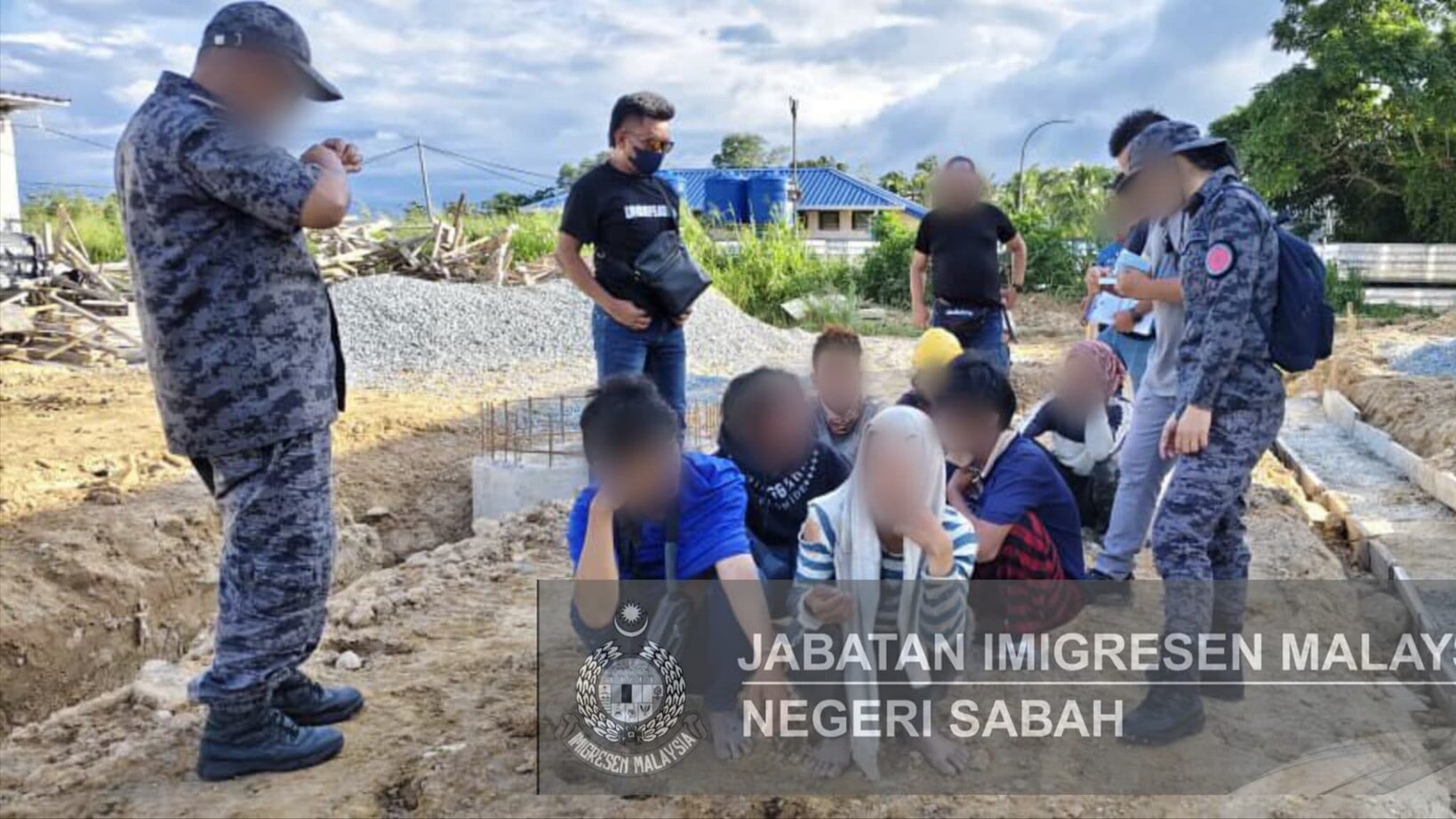 12 Filipino Illegal Immigrants Nabbed in Kudat Immigration Crackdown