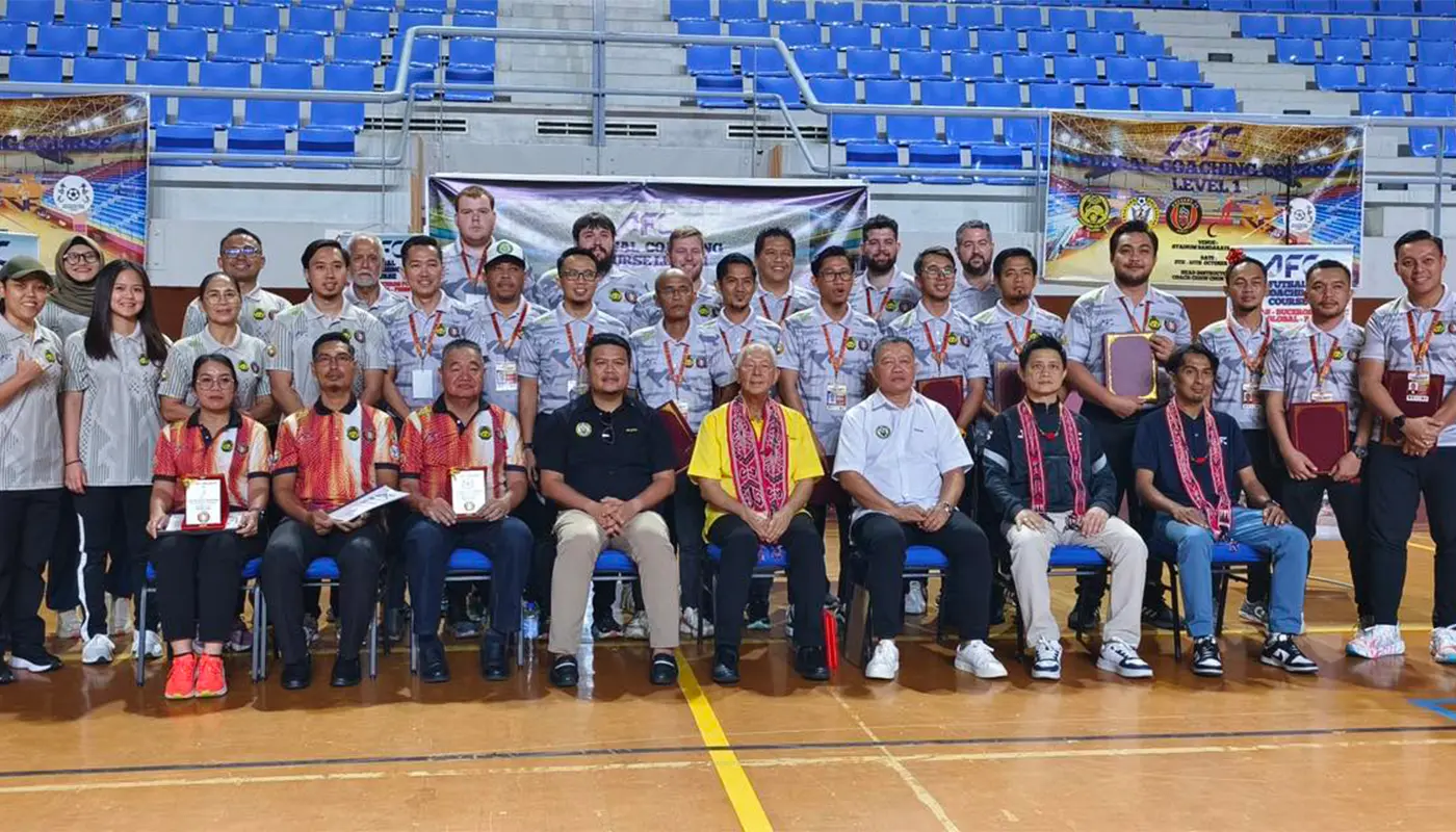 19 Coaches Graduate from AFC Futsal Level 1 Course in Miri 1 19 Coaches Graduate from AFC Futsal Level 1 Course in Miri