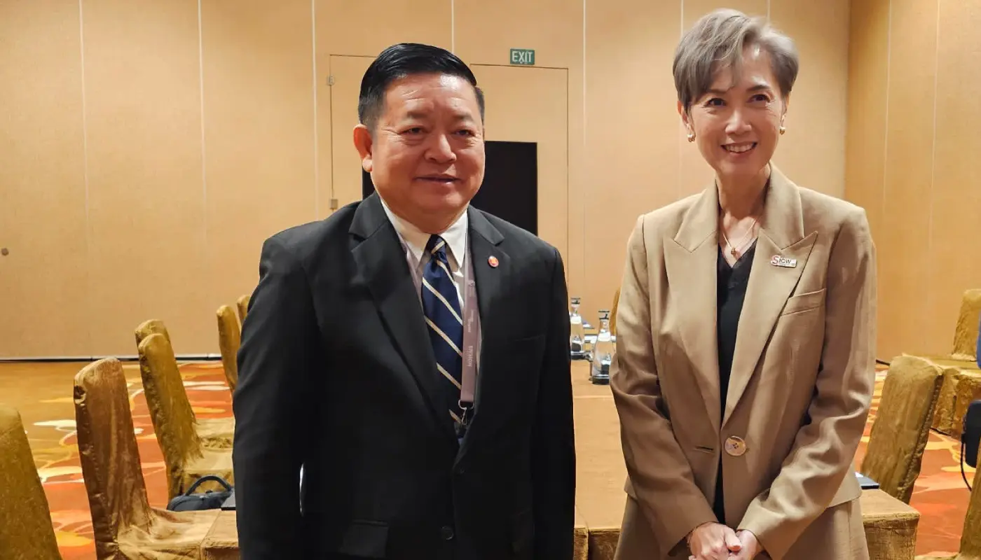 ASEAN Secretary-General and Singapore Digital Minister Boost Cooperation on Cyber-Agenda