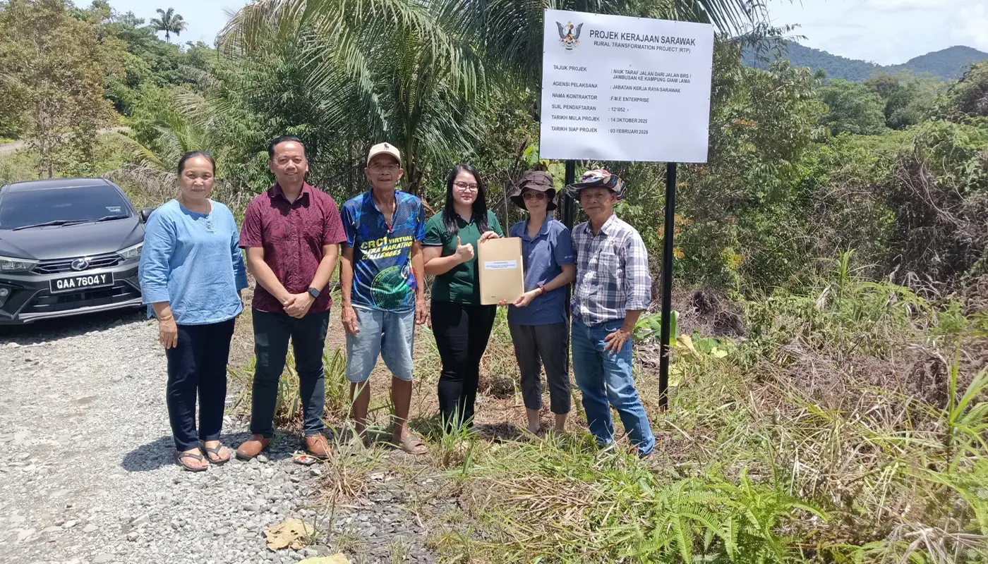 BRS-Giam Assar Road Upgrade to Enhance Connectivity by 2026 1 Sarawak, Sarawak News, Padawan, Padawan News, Kuching, Kuching News