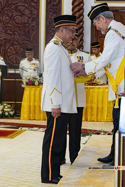 DPM Heads 42 Honoured in Sarawak State Awards