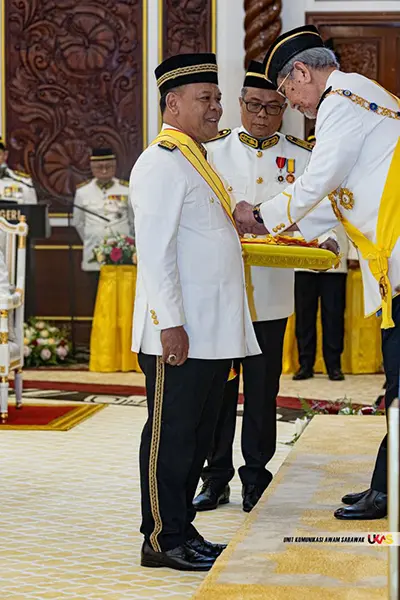 DPM Heads 42 Honoured in Sarawak State Awards