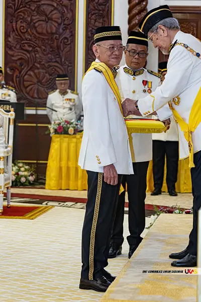 DPM Heads 42 Honoured in Sarawak State Awards