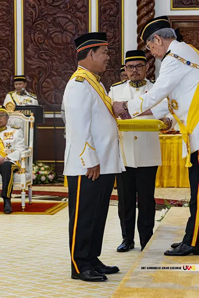 DPM Heads 42 Honoured in Sarawak State Awards
