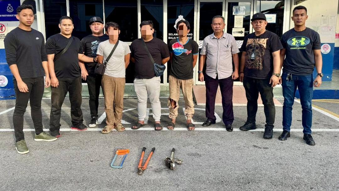Four Men Nabbed Over Telekom Malaysia Cable Theft in Miri