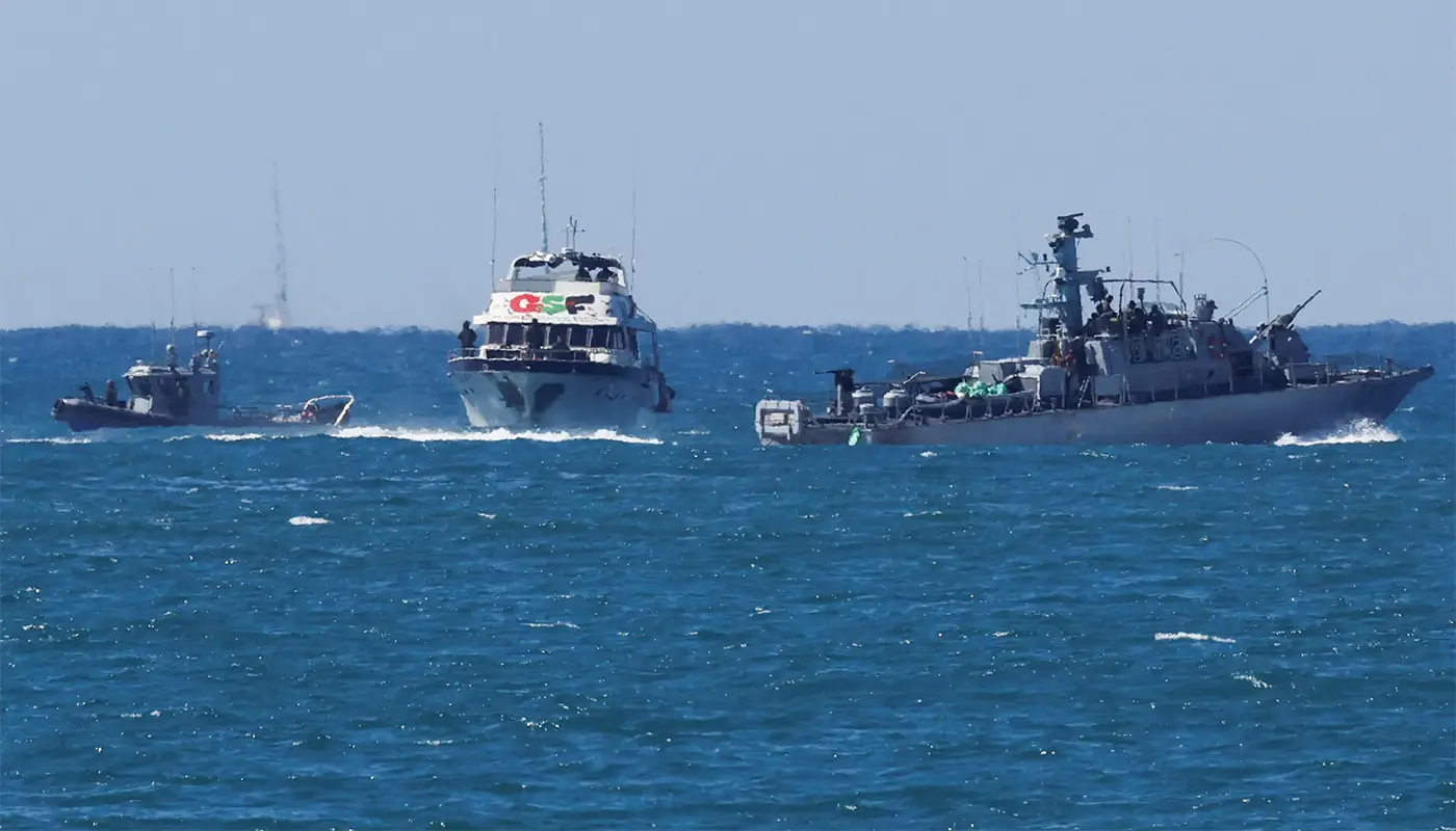 Israel Intercepts Gaza-Bound Sumud Flotilla, Detains Activists 1 Israel Intercepts Gaza-Bound Sumud Flotilla, Detains Activists