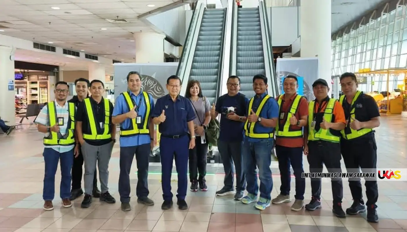 Miri Airport Activates New Escalators In Upgrade Operation
