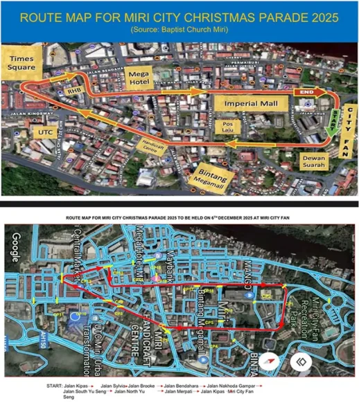 Miri Prepares for 16th Annual Christmas Parade 2 Sarawak, Sarawak News, Miri, Miri News