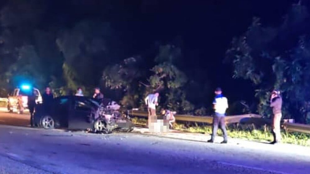 Policeman Killed in Crash with Two Trailers on Gerik Road 1 Policeman Killed in Crash with Two Trailers on Gerik Road