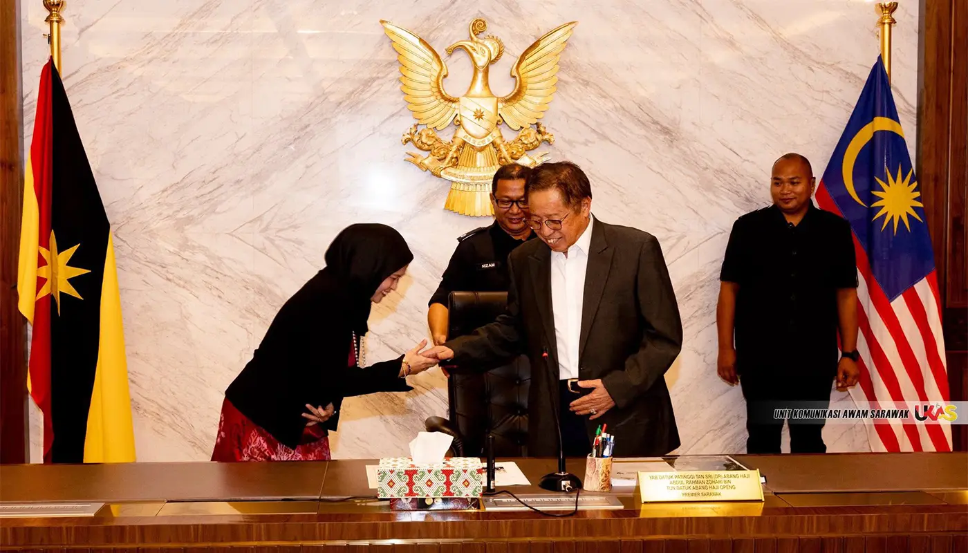 Sarawak Premier Meets Orchid Society Delegation 1 Sarawak, Sarawak News, Kuching, Kuching News, SARORSO