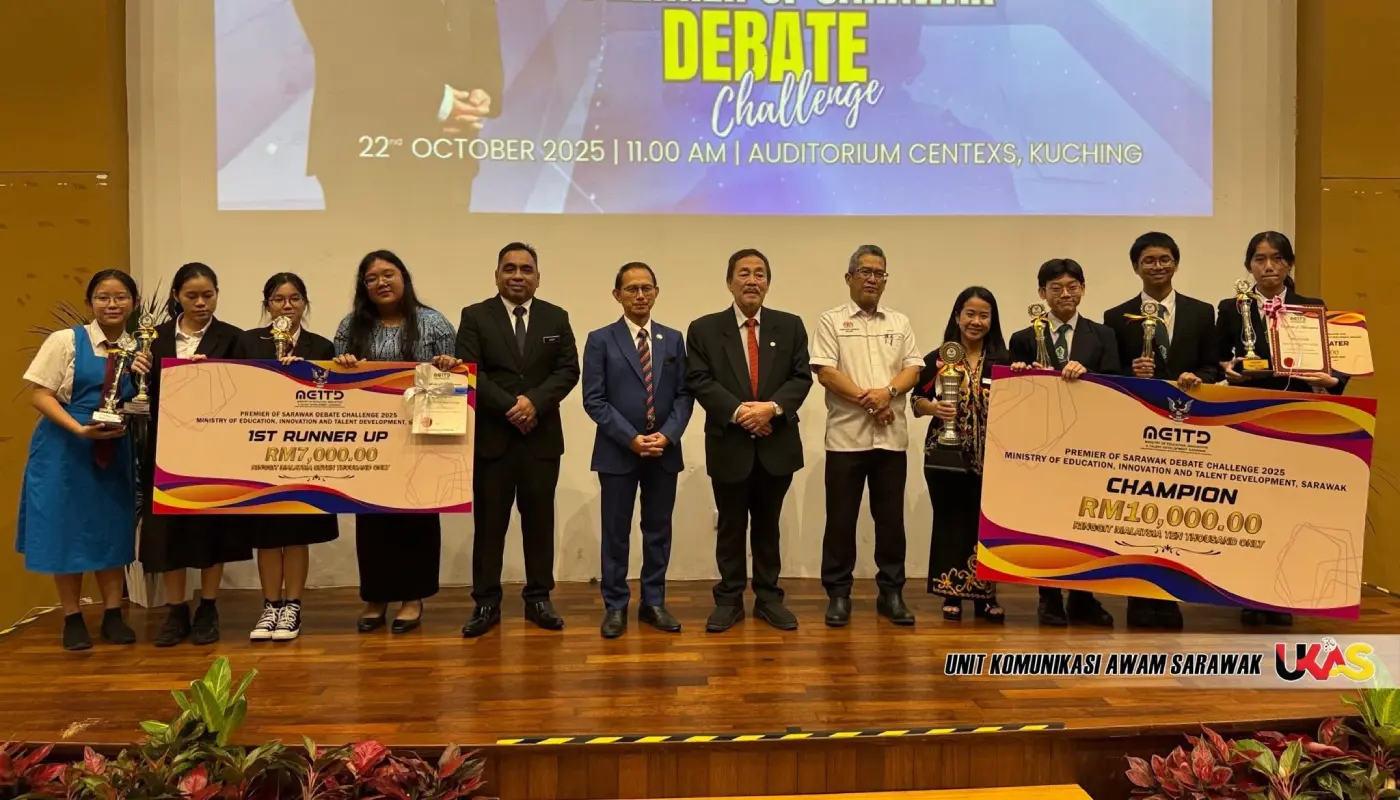 Sarawak Schools Triumph in Premier Debate Challenge