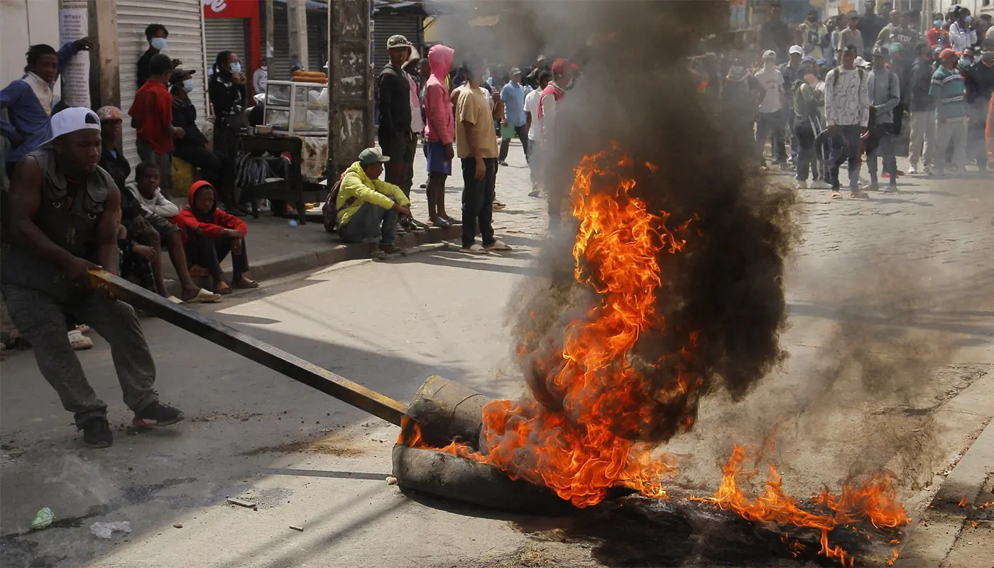 Security Forces Use Tear Gas and Rubber Bullets During Madagascar Protests