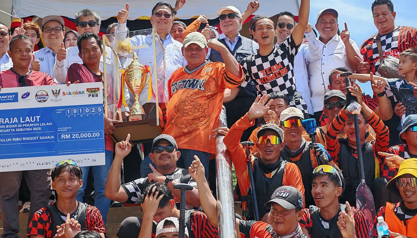 Team Komeng Crowned Champion at Sebuyau Regatta 2025 Day 3