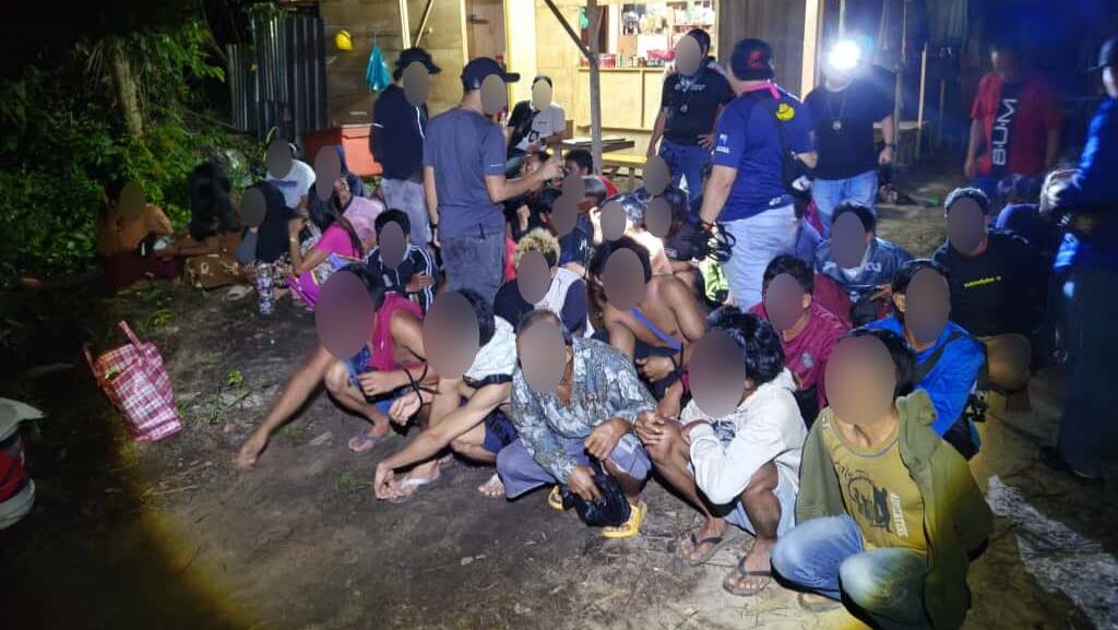 61 Foreigners Arrested in Immigration Crackdown During Ops Sapu in Sibu