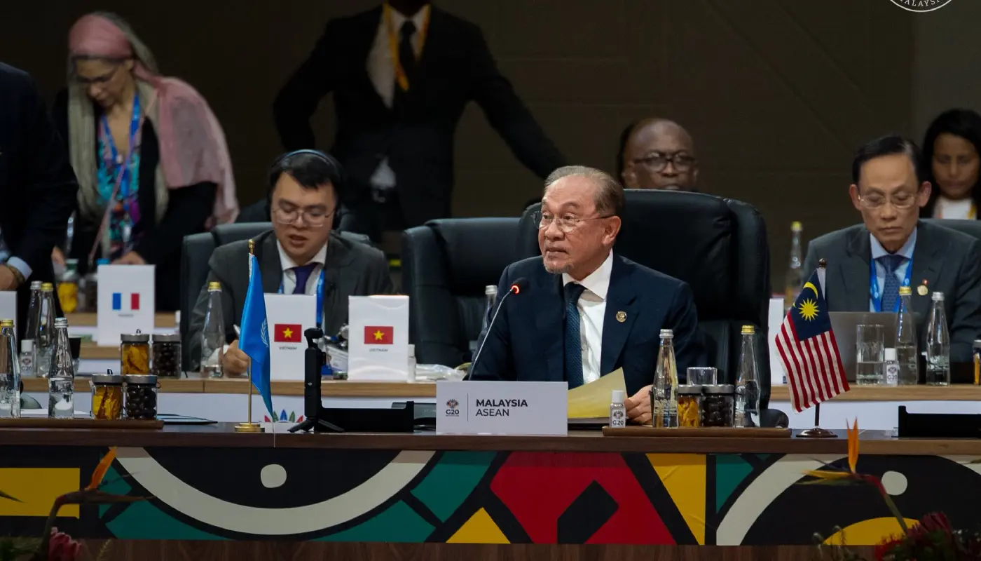 Anwar Ibrahim Urges Global Resilience and Justice at G20 Summit 1 Johannesburg, Johannesburg News, South Africa, South Africa News, Malaysia, Malaysia News, G20 Summit, ASEAN 2025, Global Resilience, Gaza, Sudan, Ukraine, Anwar Ibrahim