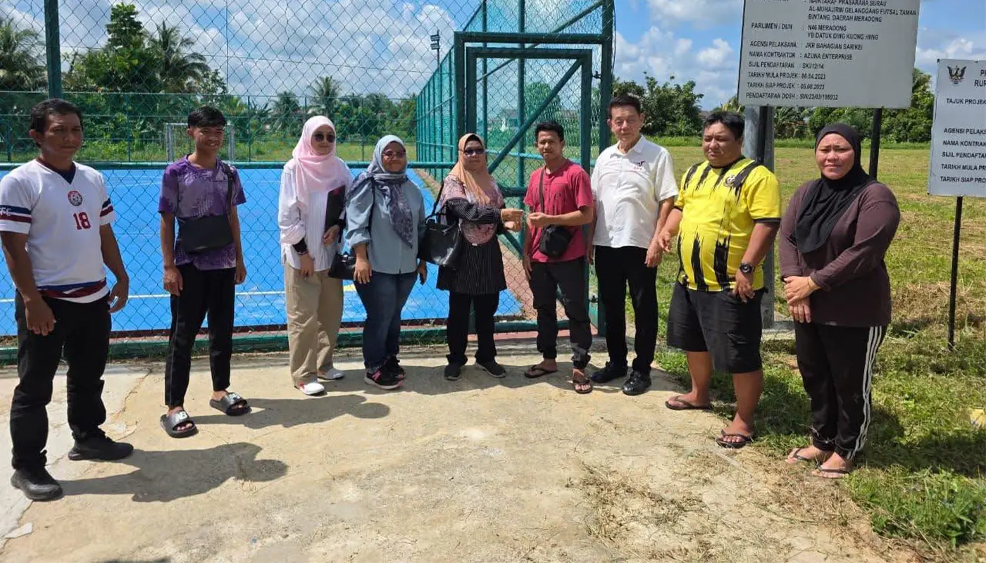 Bintangor Futsal Field Completed Under RTP with RM100,000 Allocation 1 Sarawak, Sarawak News, Bintangor, Bintangor News, Meradong, Meradong News, Sarikei, Sarikei News