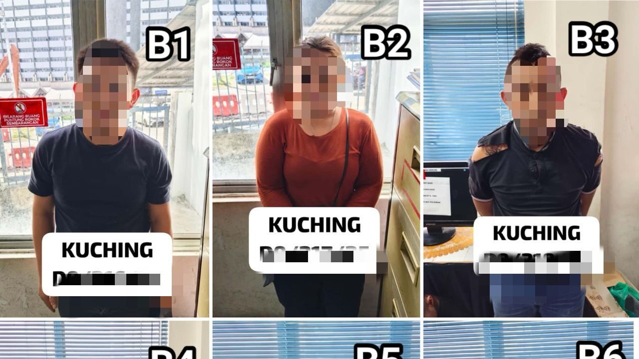Honey Trap Robbery Syndicate Busted in Kuching, Six Arrested in Early Morning Raid 1 Honey Trap Robbery Syndicate Busted in Kuching, Six Arrested in Early Morning Raid