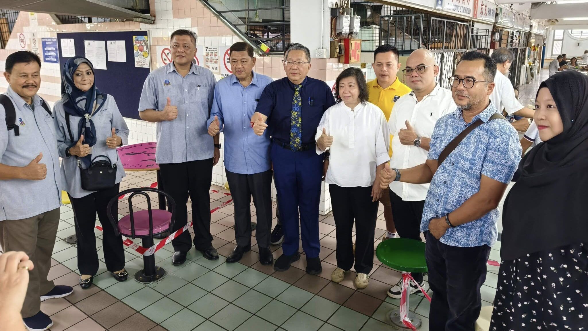 MBKS Upgrades Kenyalang Park Market Stools for Public Comfort