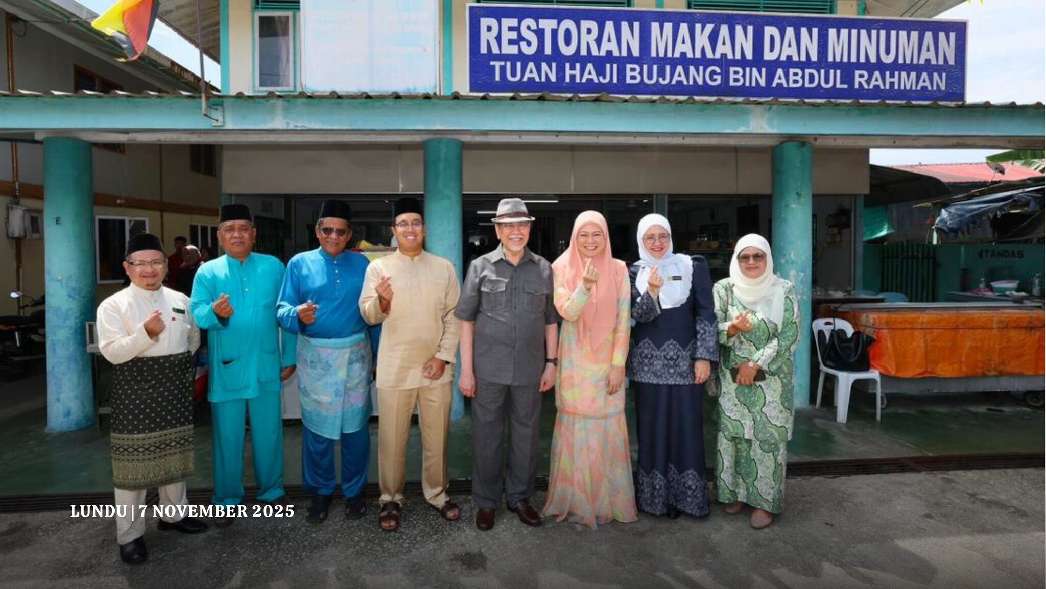 TYT Sarawak and Consort Enjoy Local Breakfast at Iconic Haji Bujang Restaurant in Lundu