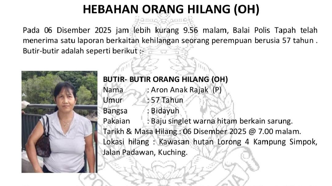 57-Year-Old Woman Missing in Simpok Forest 1 57-Year-Old Woman Missing in Simpok Forest, Police Seek Public Help