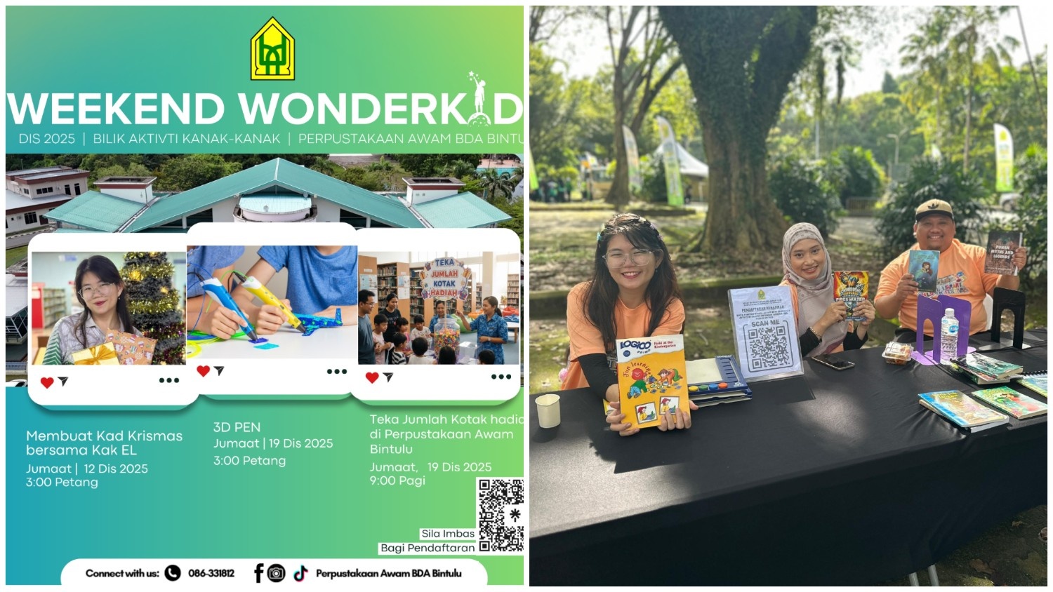 BDA Bintulu Public Library Strengthens Learning Through December Programs 1 BDA Bintulu Public Library Strengthens Learning Through December Programs