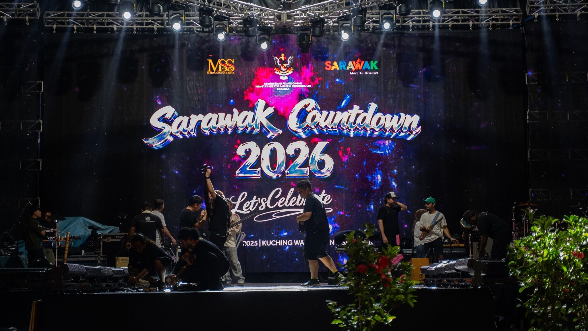 Countdown 2026 Rehearsal Sets Stage for Big Night in Kuching