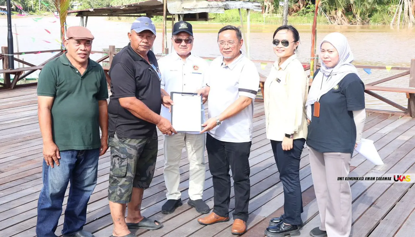 Sarawak, Sarawak News, Mukah, Mukah News, Kampung Sau, Jetty Upgrade, Rural Development, Infrastructure, Abdul Yakub Arbi