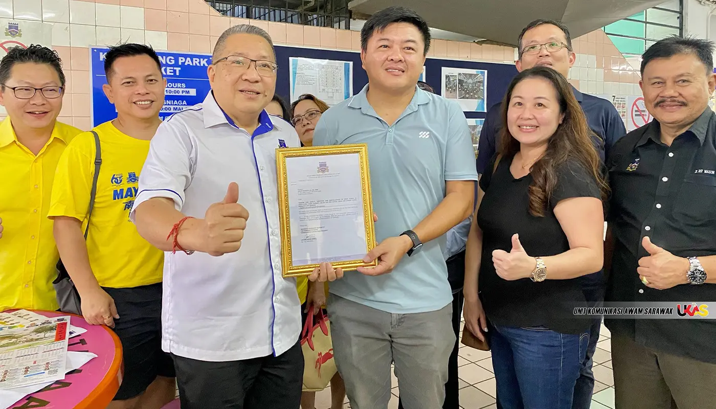 Kenyalang Market Upgrade Completed Early, MBKS Focuses on Comfort & Affordability 1 Sarawak, Sarawak News, Kuching, Kuching News, Kenyalang Market, MBKS, Wee Hong Seng, Public Market, Community Development, Smart City