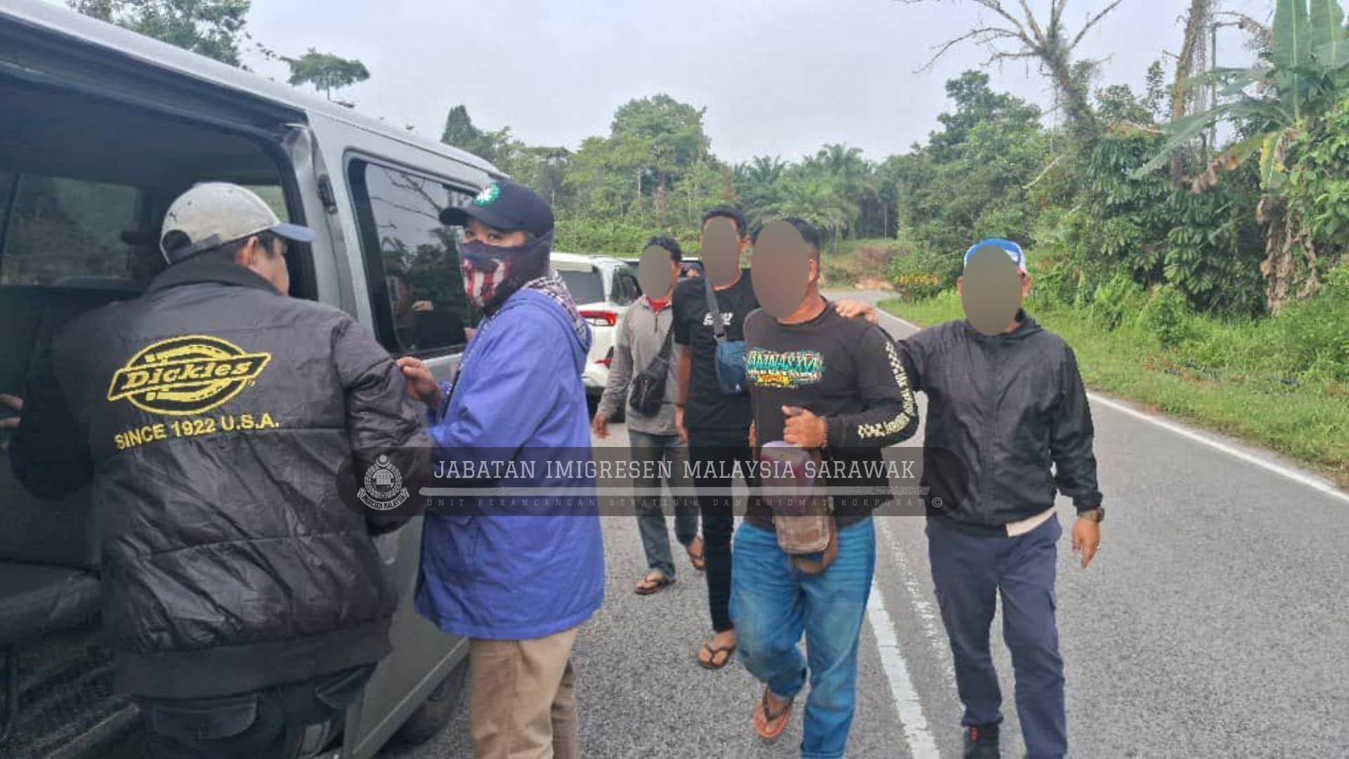 Kuching Immigration Foils Illegal Immigrant Smuggling in Lundu