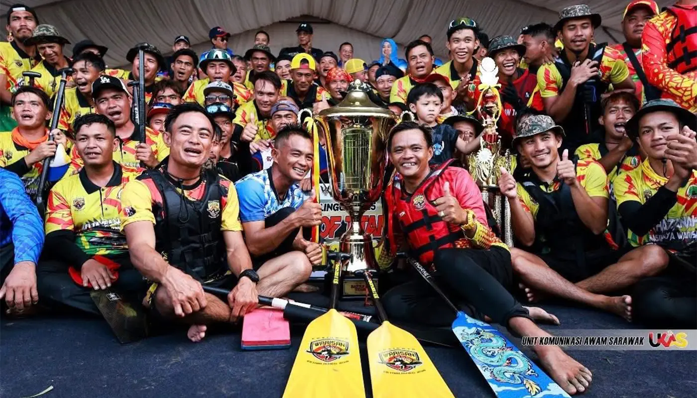 Lingga Regatta 2025 Draws Crowds, Strengthens Tourism and Unity 1 Sarawak, Sarawak News, Lingga, Lingga News, Tourism, Water Sports, Cultural Heritage, Community Unity, Brunei, Batang Lupar