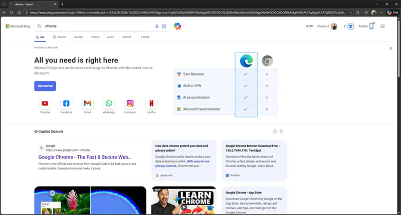 United States, United States News, Microsoft, Windows, Google Chrome, Microsoft Edge, Browser Security, Online Safety, Microsoft News, Windows News