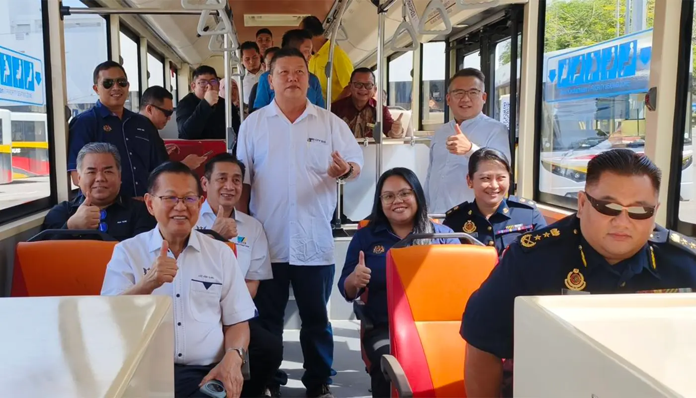 Miri Becomes First City in Malaysia to Launch Smart Bus Signal Priority 1 Sarawak, Sarawak News, Miri, Miri News, Smart Bus, Bus Signal Priority, Public Transport, Urban Mobility, Sustainable Development, Sarawak Transport