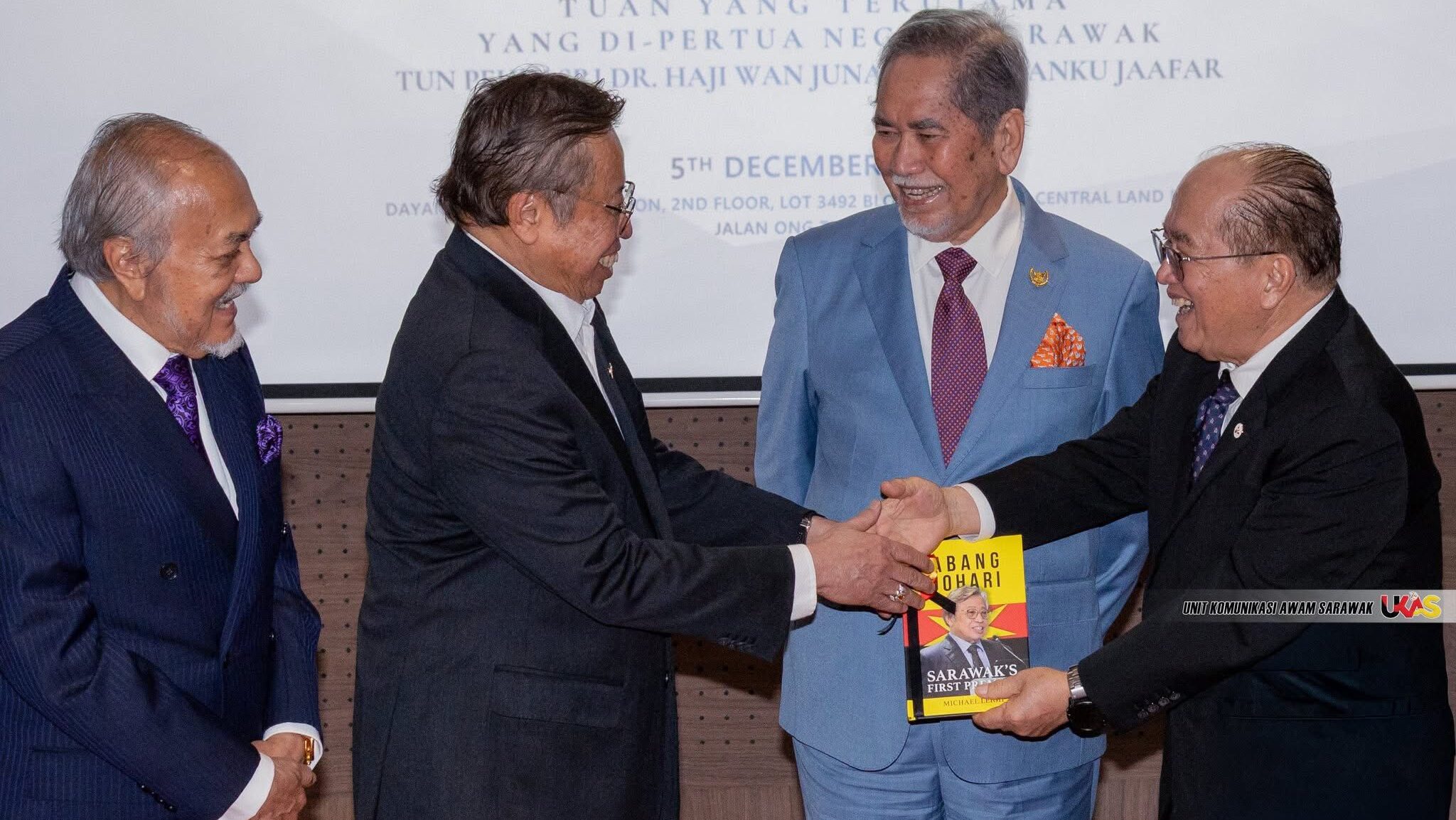 New Biography Honours Abang Johari’s Leadership and Sarawak’s Modern Progress