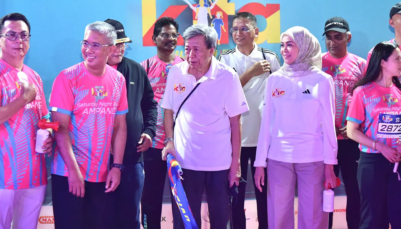 Selangor, Selangor News, Ampang, Ampang News, Sultan Sharafuddin Idris Shah, Tengku Permaisuri Norashikin, Larian KITA, Saturday Night Run, TZA Foundation, MPAJ, Healthy Lifestyle, Community Spirit