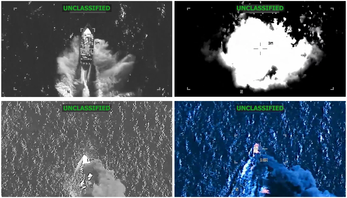 U.S. Southern Command conducted a new 'lethal kinetic strike' on alleged drug boat 1 U.S. Southern Command conducted a new lethal kinetic strike on alleged drug boat