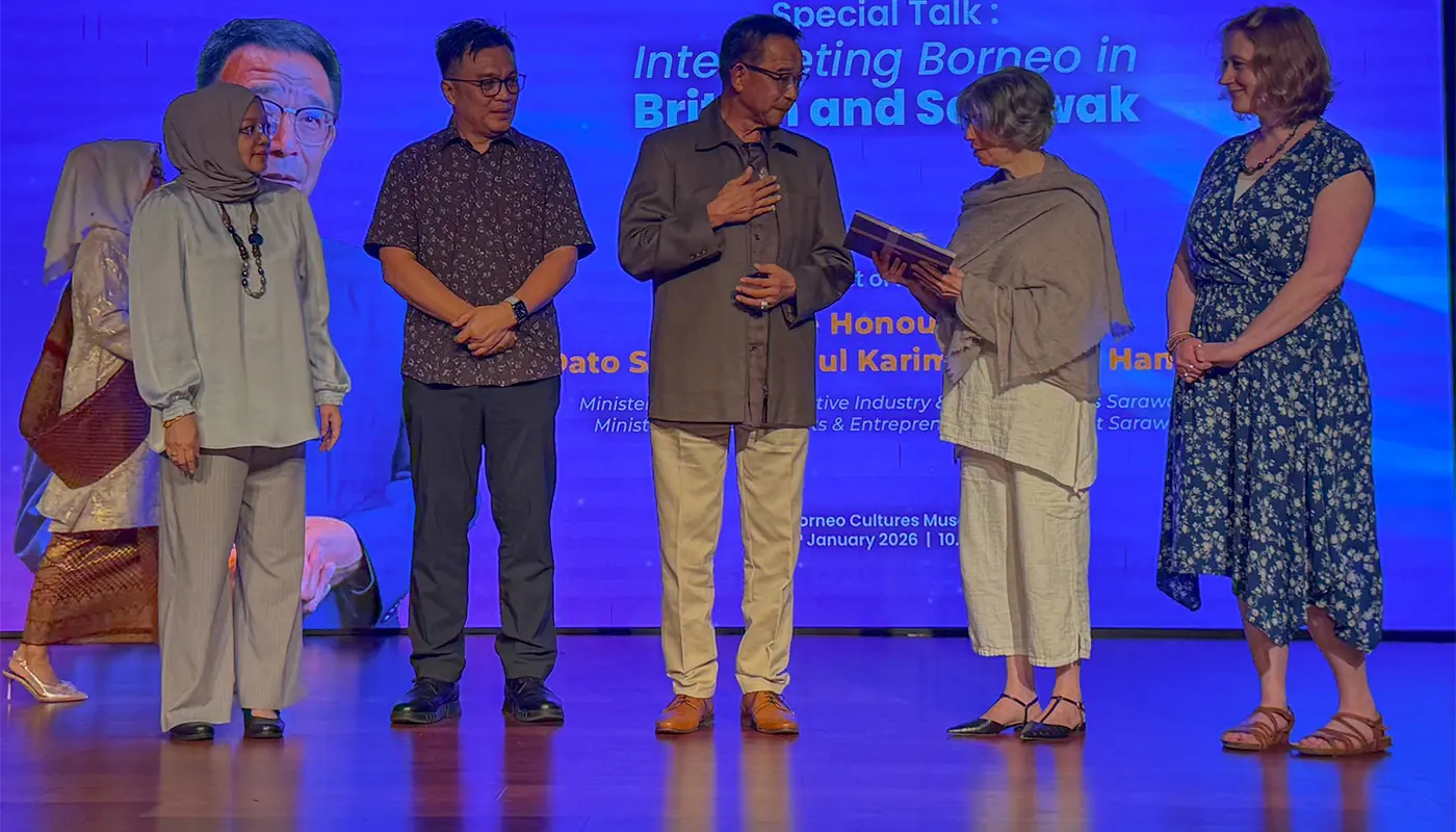 Sarawak, Sarawak News, Kuching, Kuching News, Borneo Cultures Museum, British Museum, Jennifer Morris, Alexandra Green, Karim Hamzah, Sarawak Museum Department