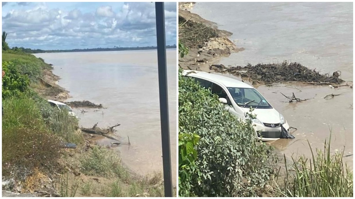 Car Found in River at Kampung Melayu Skait, No Victims Reported 1 Car Found in River at Kampung Melayu Skait, No Victims Reported