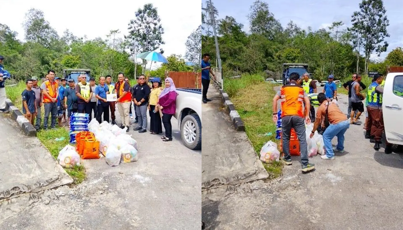 Flood Aid Reaches Kampung Jengok Pantu via Waterways 1 Sarawak, Sarawak News, Pantu, Pantu News, Flood Relief, Social Welfare, UKPS, Disaster Response, Kampung Jengok