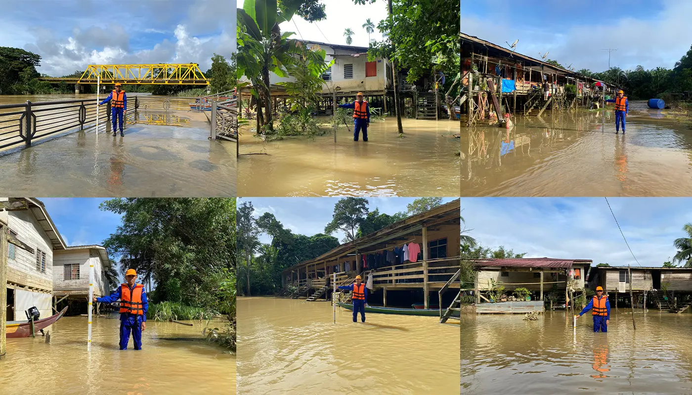 Sarawak, Sarawak News, Selangau, Selangau News, Batang Mukah River, Floods, Disaster Management, Civil Defence, Longhouse Safety