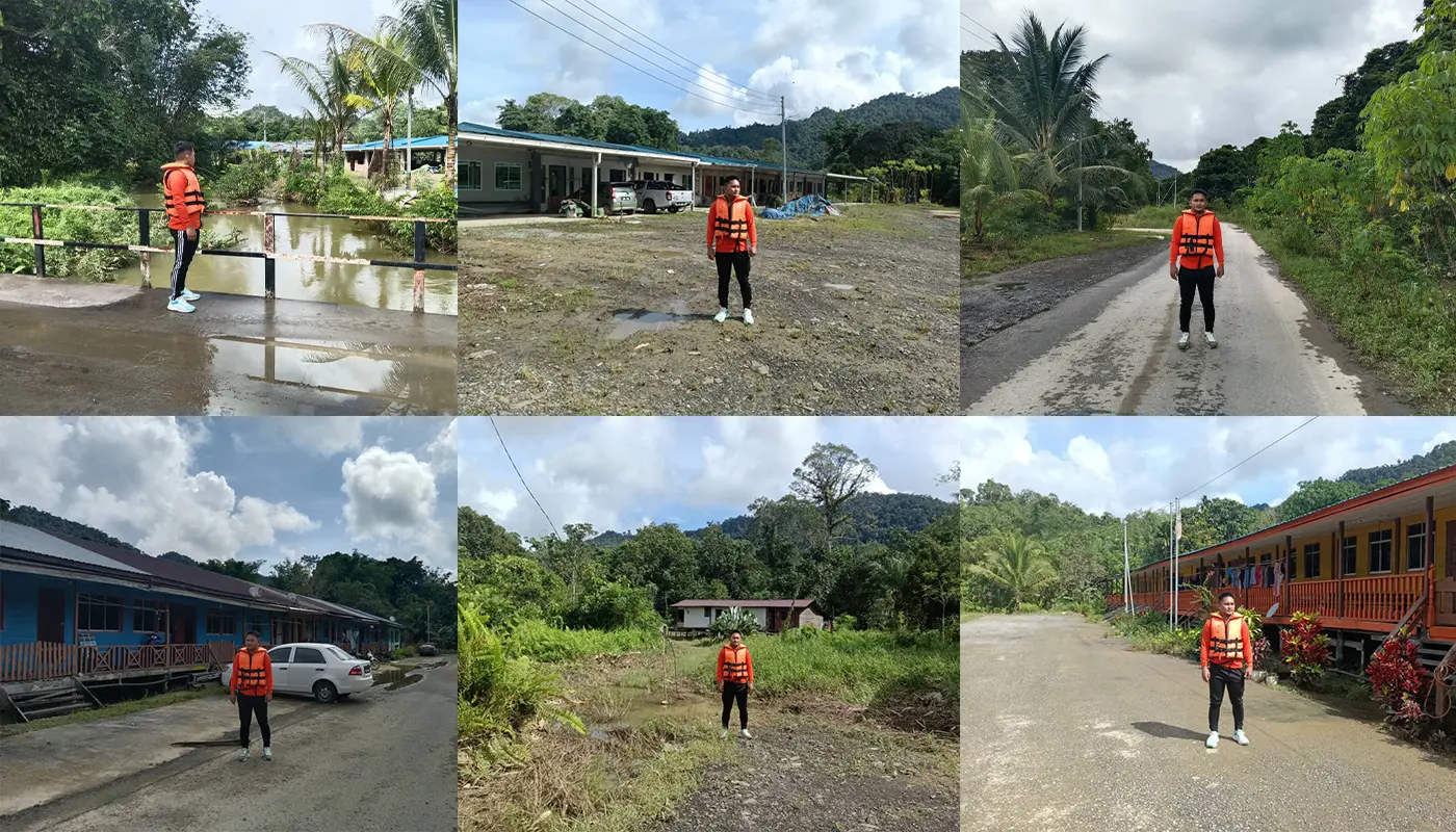 Sarawak, Sarawak News, Selangau, Selangau News, Ulu Sungai Arip, Floods, Disaster Management, Civil Defence, Longhouse Safety